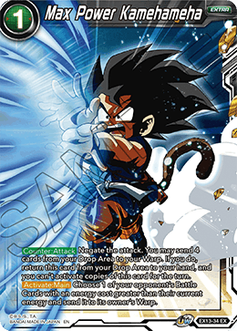 DBS Expansion Set 13: Special Anniversary Box 2020 EX13-34 Max Power Kamehameha Foil