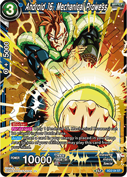 DBS Expert Deck: Android Duality XD2-04 Android 16, Mechanical Prowess Foil