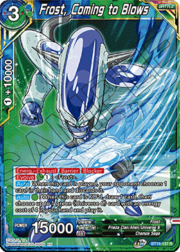 DBS Realm of the Gods BT16-137 Frost, Coming to Blows Foil