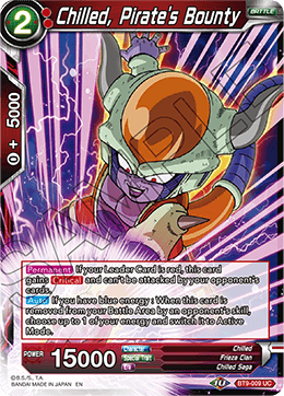 DBS Universal Onslaught BT9-009 Chilled, Pirate's Bounty