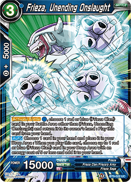 DBS Universal Onslaught BT9-022 Frieza, Unending Onslaught Foil