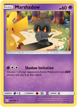 SM Cosmic Eclipse 103/236 Marshadow Reverse Holo