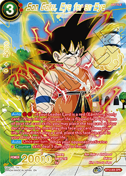 DBS Vicious Rejuvenation BT12-005 Son Goku, Eye for an Eye (SPR)