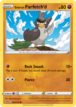 SWSH Rebel Clash 094/192 Galarian Farfetch'd