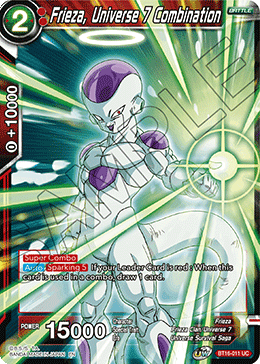 DBS Realm of the Gods BT16-011 Frieza, Universe 7 Combination