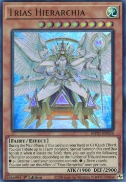 Yu-Gi-Oh! 2021 Tin of Ancient Battles Mega Pack MP21-EN058 Trias Hierarchia Ultra Rare