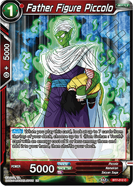 DBS Assault of the Saiyans BT7-012 Father Figure Piccolo