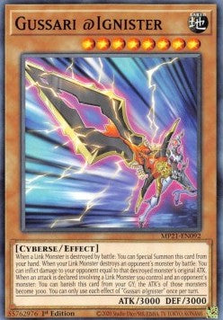 Yu-Gi-Oh! 2021 Tin of Ancient Battles Mega Pack MP21-EN092 Gussari @Ignister