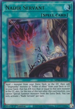 Yu-Gi-Oh! 2021 Tin of Ancient Battles Mega Pack MP21-EN135 Nadir Servant Ultra Rare