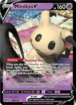 SWSH Brilliant Stars 068/172 Mimikyu V