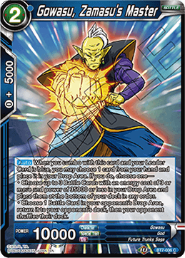 DBS Assault of the Saiyans BT7-036 Gowasu, Zamasu's Master Foil