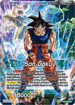 DBS Clash of Fates TB3-034 Son Goku (Leader)