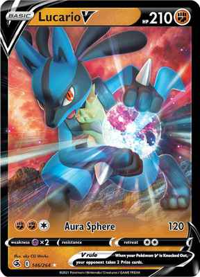 SWSH Fusion Strike 146/264 Lucario V