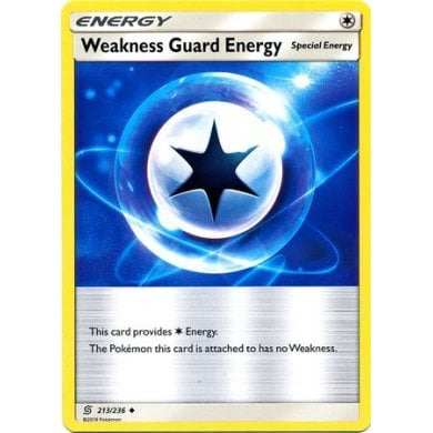 SM Unified Minds 213/236 Weakness Guard Energy