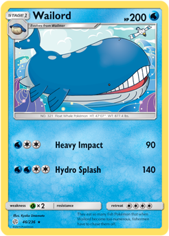 SM Cosmic Eclipse 046/236 Wailord