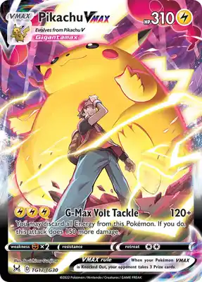 SWSH Lost Origin TG17/TG30 Pikachu Vmax