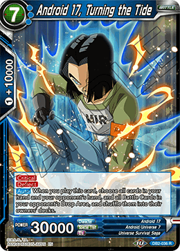 DBS Draft Box 5: Divine Multiverse DB2-036 Android 17, Turning the Tide Foil