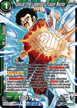 DBS Expansion Set 13: Special Anniversary Box 2020 EX13-14 Gokule, the Legendary Fusion Warrior Foil