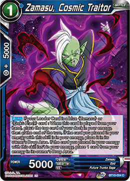 DBS Rise of the Unison Warrior BT10-054 Zamasu, Cosmic Traitor Foil