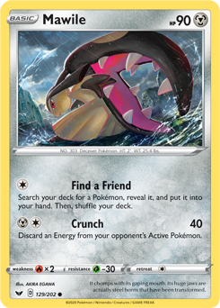 SWSH Sword and Shield 129/202 Mawile Reverse Holo