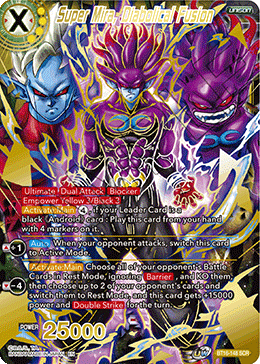 DBS Realm of the Gods BT16-148 Super Mira, Diabolical Fusion SCR