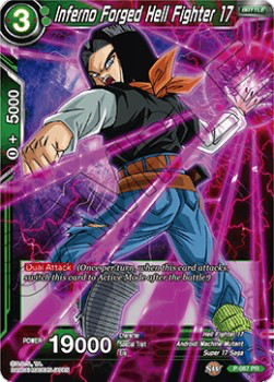 DBS Promotion Card P-087 Inferno Forged Hell Fighter 17 Foil