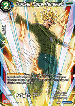DBS Expansion Set 06: Special Anniversary Box EX06-10 Trunks, Hope Renewed Foil