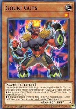 Yu-Gi-Oh! 2021 Tin of Ancient Battles Mega Pack MP21-EN046 Gouki Guts