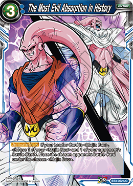 DBS Cross Worlds BT3-052 The Most Evil Absorption in History Foil