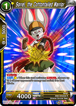 DBS Draft Box 5: Divine Multiverse DB2-120 Sorrel, the Cottontailed Warrior