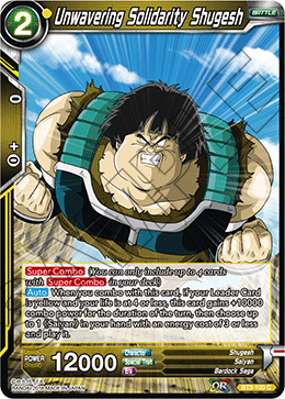 DBS Cross Worlds BT3-100 Unwavering Solidarity Shugesh Foil