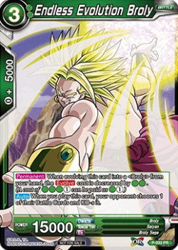 DBS Promotion Card P-033 Endless Evolution Broly