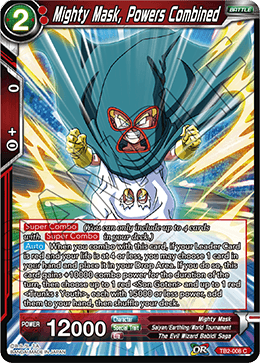 DBS World Martial Arts Tournament TB2-008 Mighty Mask, Powers Combined Foil