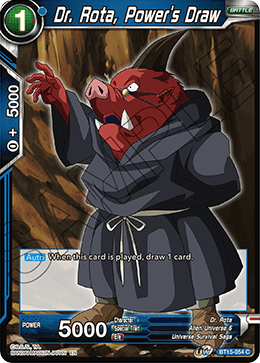 DBS Saiyan Showdown BT15-054 Dr. Rota, Power's Draw Foil