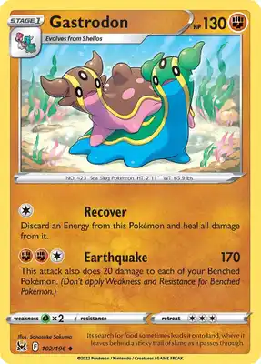 SWSH Lost Origin 102/196 Gastrodon Reverse Holo
