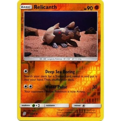 SM Unified Minds 111/236 Relicanth Reverse Holo