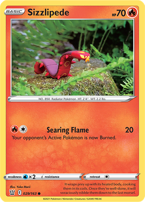 SWSH Battle Styles 029/163 Sizzlipede