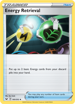 SWSH Sword and Shield 160/202 Energy Retrieval