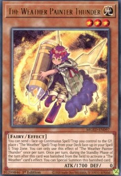 Yu-Gi-Oh! Maximum Gold El Dorado MGED-EN097 The Weather Painter Thunder