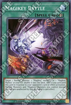 Yu-Gi-Oh! 2022 Tin of the Pharaoh's Gods Mega Pack MP22-EN222 Magikey Battle