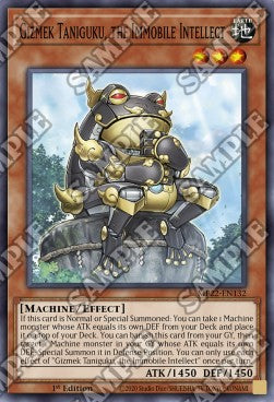 Yu-Gi-Oh! 2022 Tin of the Pharaoh's Gods Mega Pack MP22-EN132 Gizmek Taniguku, the Immobile Intellect