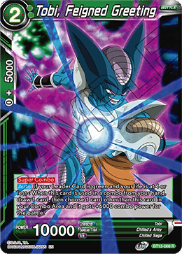 DBS Supreme Rivalry BT13-068 Tobi, Feigned Greeting