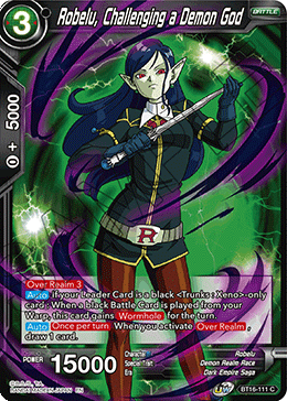 DBS Realm of the Gods BT16-111 Robelu, Challenging a Demon God Foil