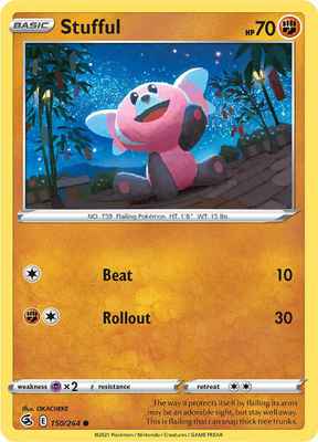 SWSH Fusion Strike 150/264 Stufful Reverse Holo