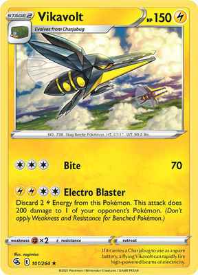 SWSH Fusion Strike 101/264 Vikavolt Reverse Holo
