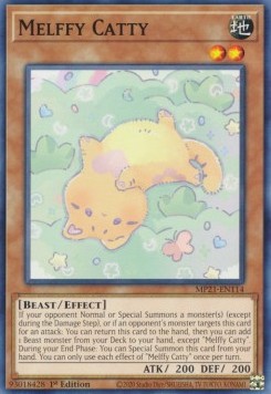 Yu-Gi-Oh! 2021 Tin of Ancient Battles Mega Pack MP21-EN114 Melffy Catty