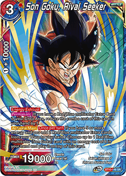 DBS Rise of the Unison Warrior BT10-148 Son Goku, Rival Seeker (SR)