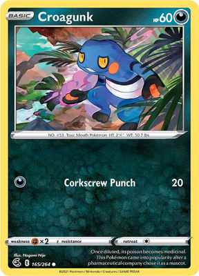 SWSH Fusion Strike 165/264 Croagunk