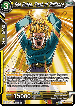 DBS Rise of the Unison Warrior BT10-101 Son Goten, Flash of Brilliance