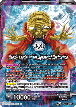 DBS Expansion Set 13: Special Anniversary Box 2020 EX13-29 Babidi, Leader of the Agents of Destruction (Leader) Foil